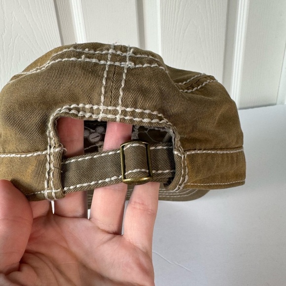 Disney Parks Steam Boat Willie Mickey Mouse Military Style Hat Adjustable Back - Picture 3 of 7